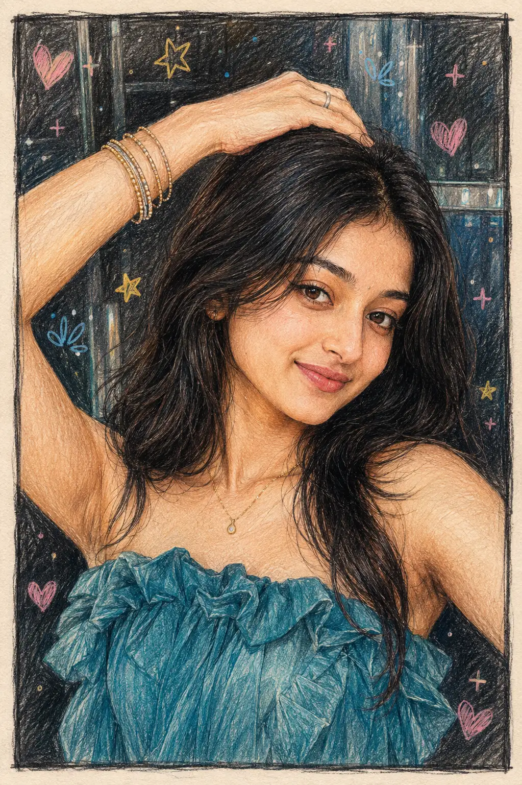 a Dreamy Colored-Pencil Portrait — ChatGPT prompt | pineprompts.com