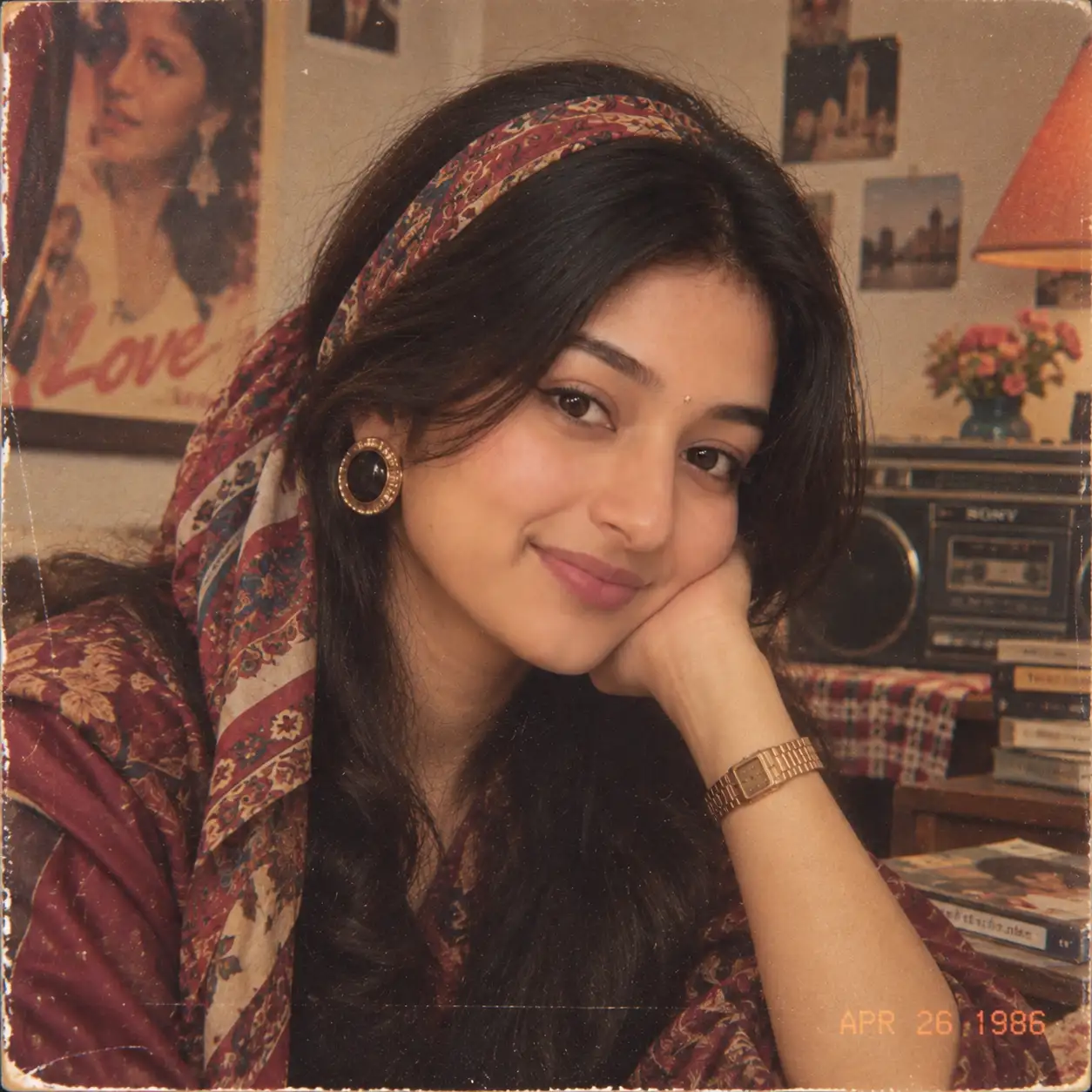 Authentic 1980s Nostalgia Portrait — ChatGPT prompt | pineprompts.com