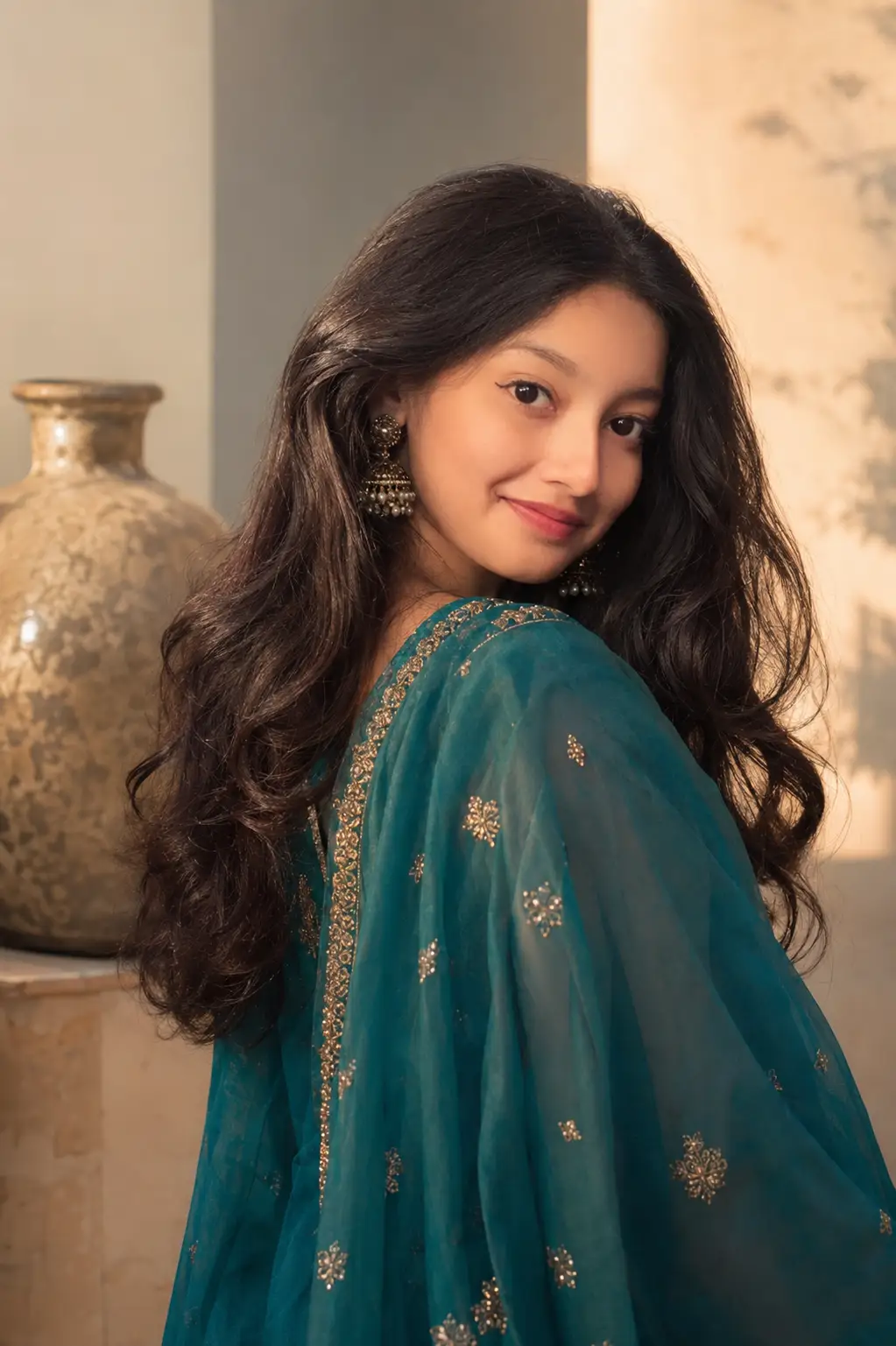Cinematic South Asian Portrait — ChatGPT prompt | pineprompts.com