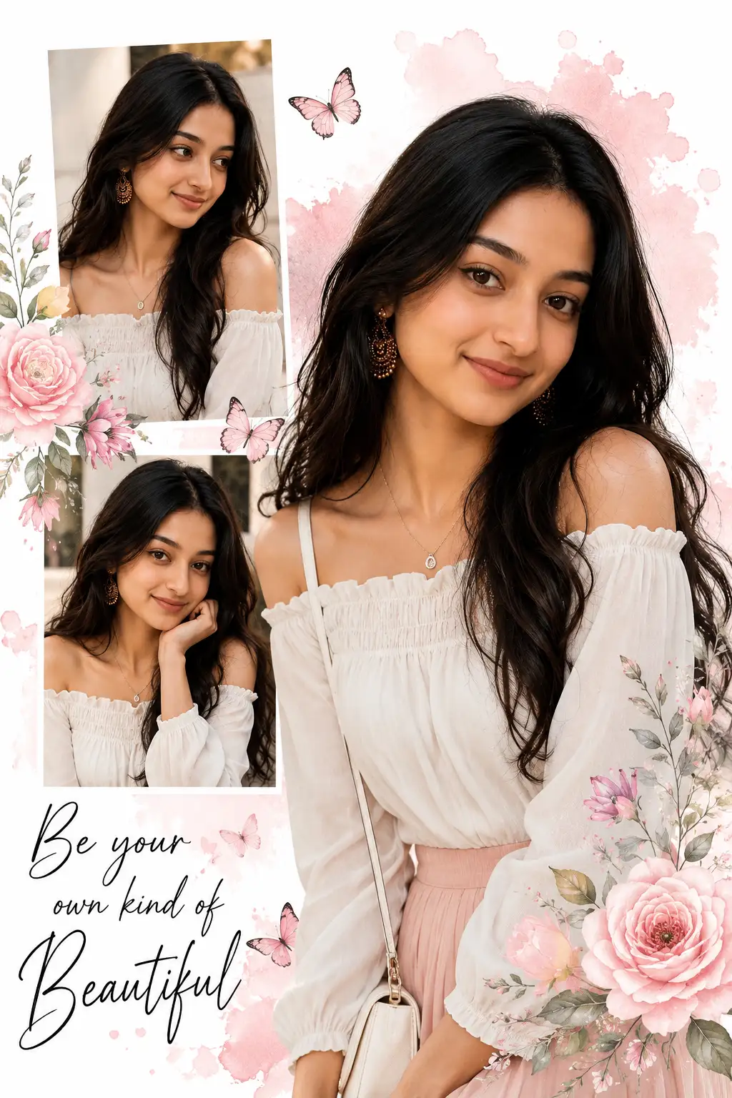 Be Your Own Kind of Beautiful – Pink Botanical Editorial