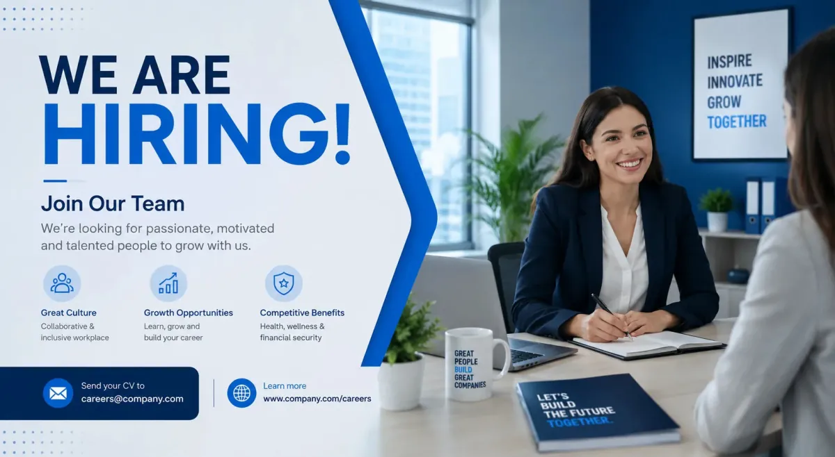 Hiring Poster For Tech Roles — ChatGPT prompt | pineprompts.com