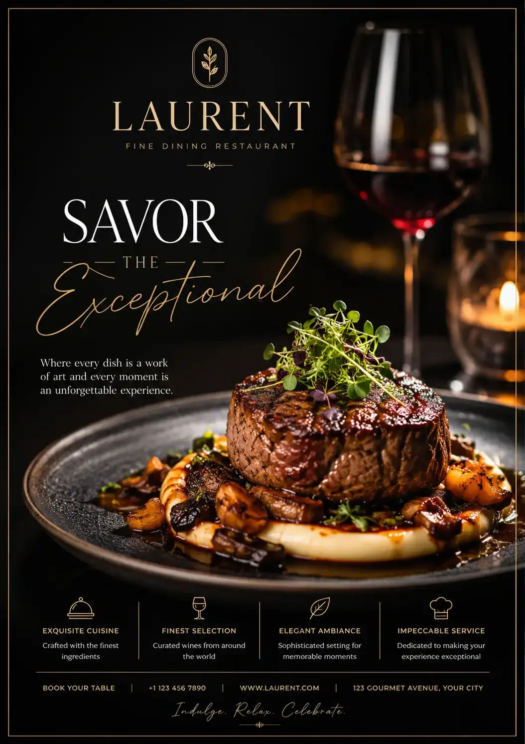 Restaurant Promotion Poster — ChatGPT prompt | pineprompts.com