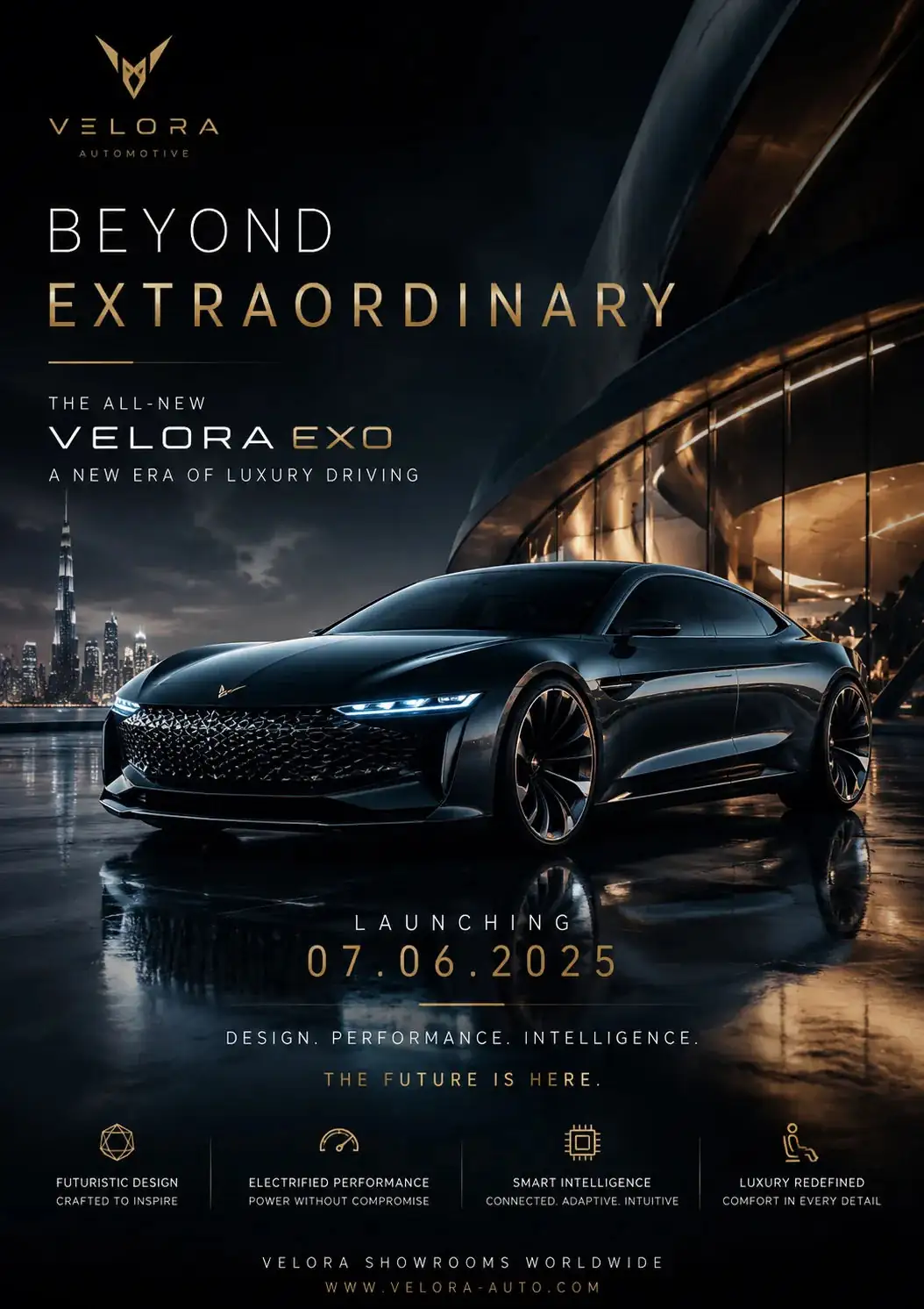 Automobile Launch Poster — ChatGPT prompt | pineprompts.com