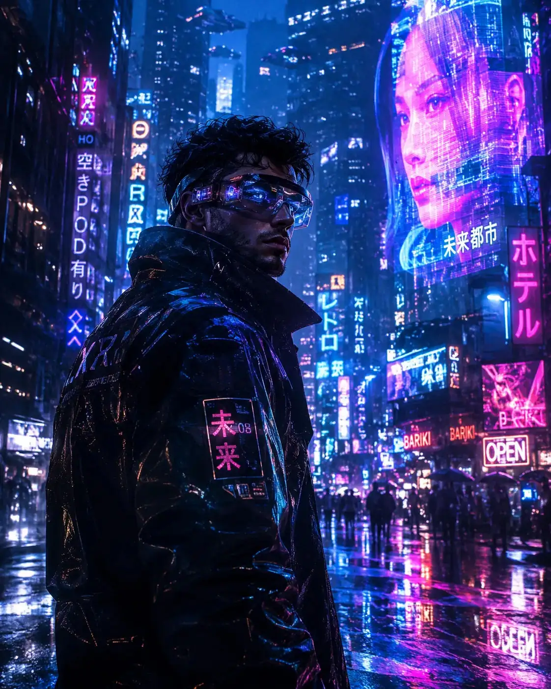 Cyberpunk Male Portrait — ChatGPT prompt | pineprompts.com