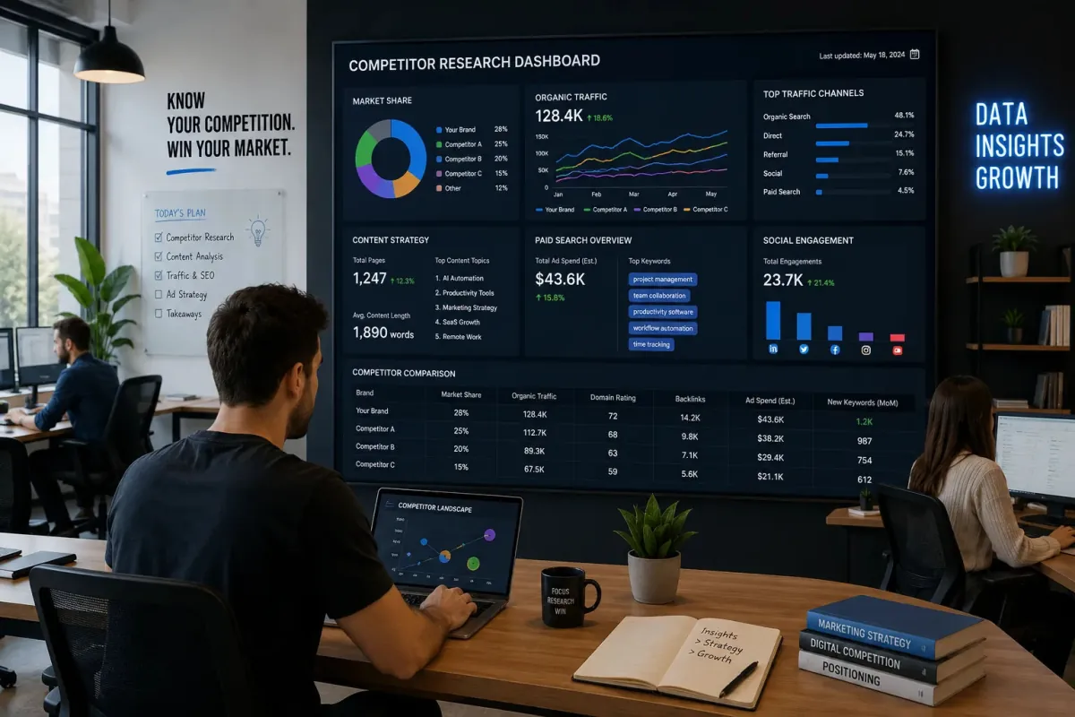 Competitive Marketing Analysis — ChatGPT prompt | pineprompts.com