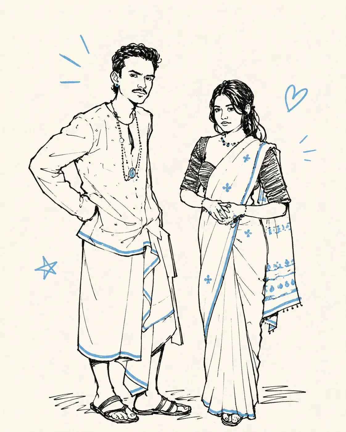 Hand-Drawn Doodle Cartoon Illustration