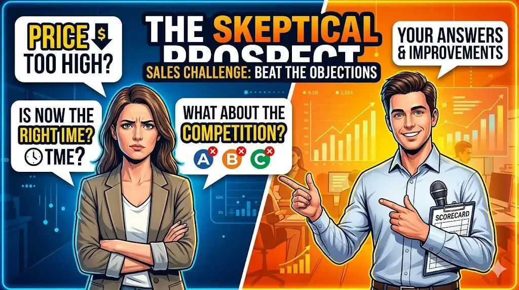 Sales Objection Handling Practice — ChatGPT prompt | pineprompts.com