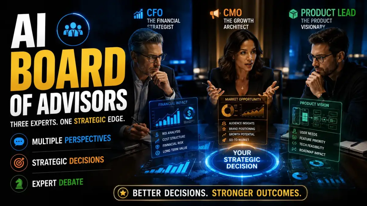 Virtual Board of Advisors — ChatGPT prompt | pineprompts.com