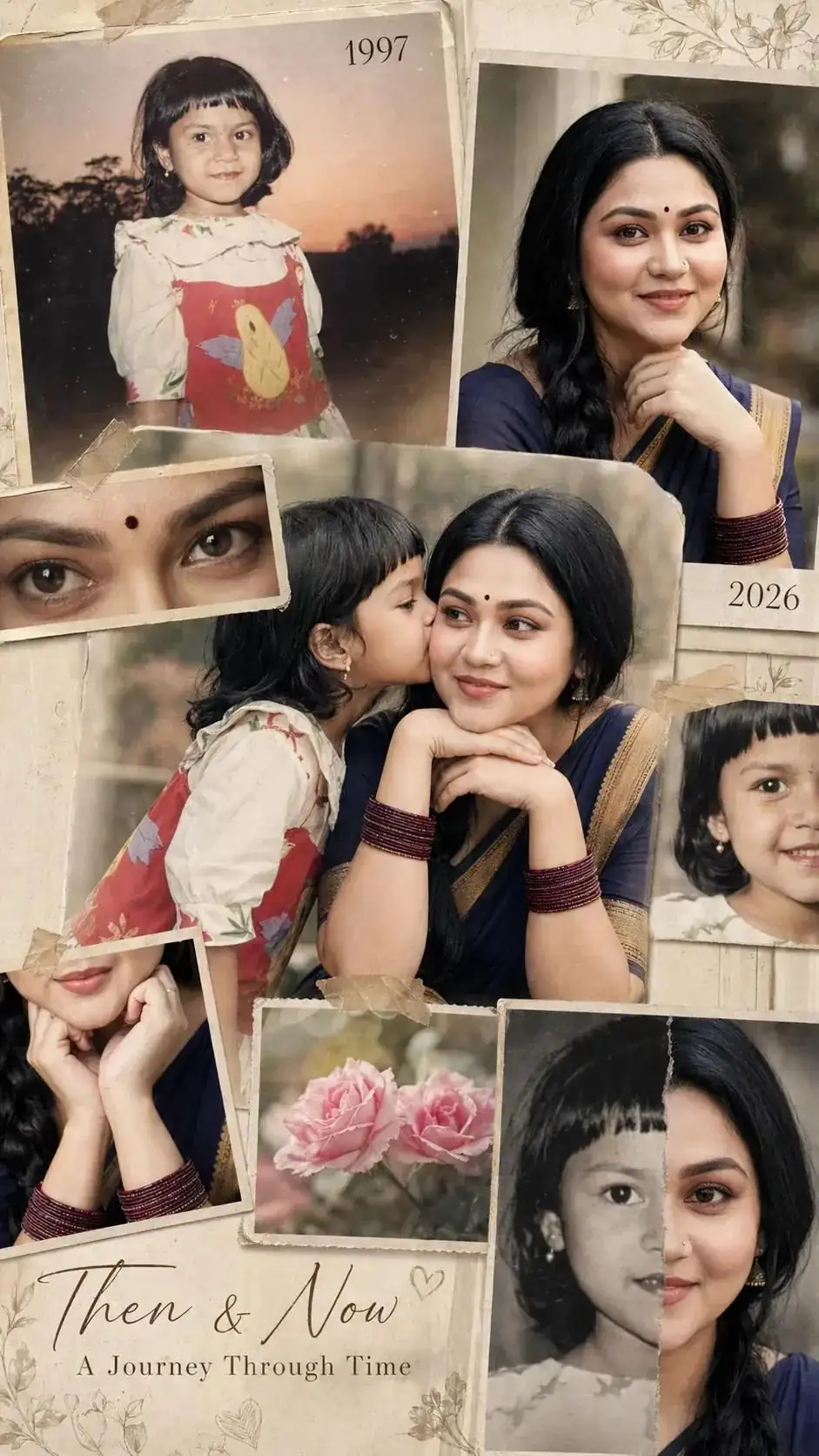 Create an Emotional “Then & Now” Cinematic Collage with This AI Prompt