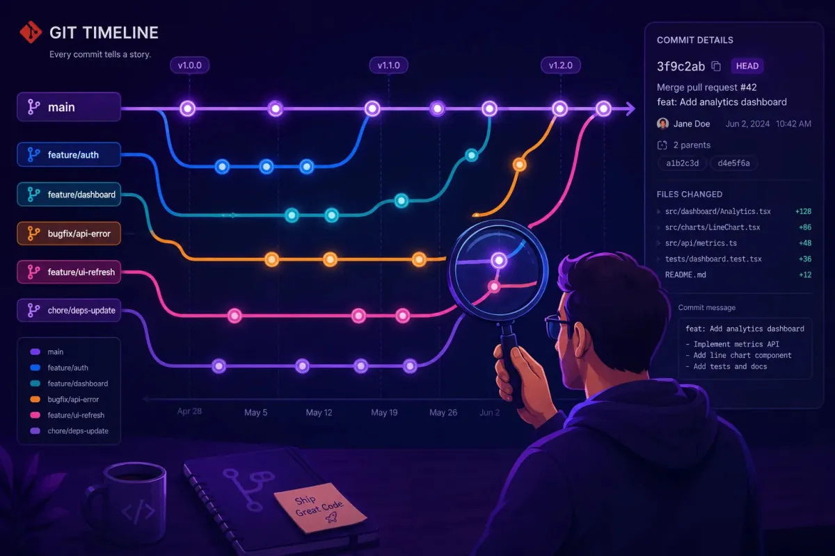 Git History Change Log Summarizer — ChatGPT prompt | pineprompts.com