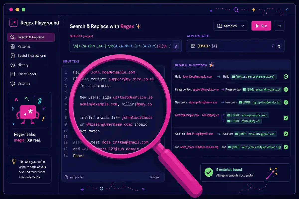 Regex Pattern Builder And Explainer — ChatGPT prompt | pineprompts.com