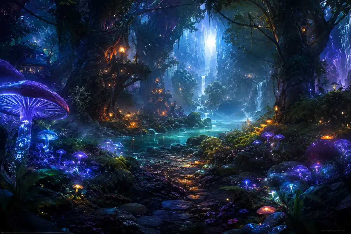 Enchanted Forest Fantasy — Midjourney prompt | pineprompts.com