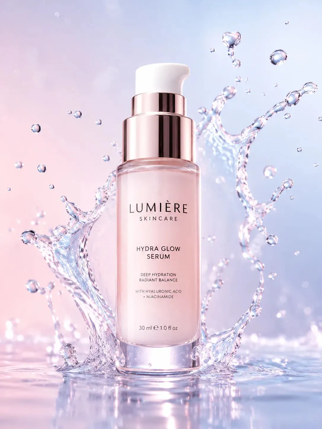Skincare Product Ad — Midjourney prompt | pineprompts.com