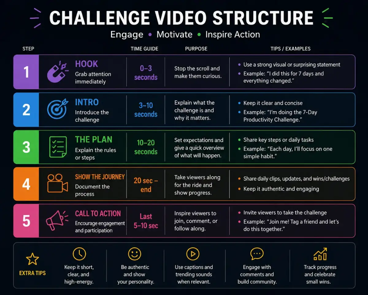 Challenge Video Structure — ChatGPT prompt | pineprompts.com