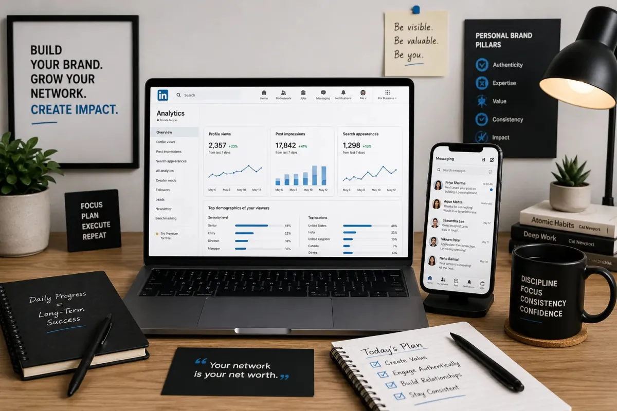 LinkedIn Networking Message Builder 19 — ChatGPT prompt | pineprompts.com