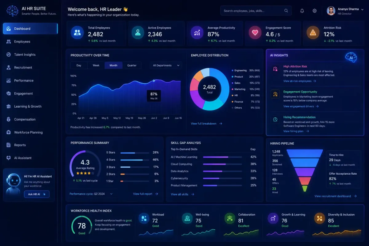 HR Analytics Report Builder 10 — ChatGPT prompt | pineprompts.com