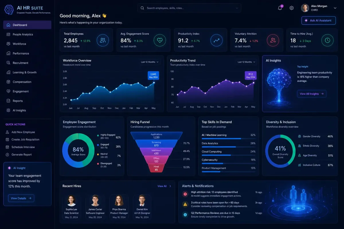 HR Analytics Report Builder 20 — ChatGPT prompt | pineprompts.com