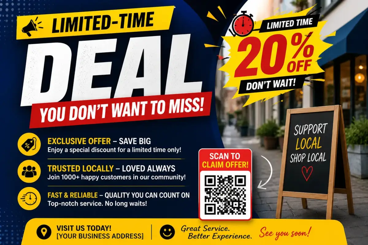 Local Business Offer Flyer Copy — ChatGPT prompt | pineprompts.com