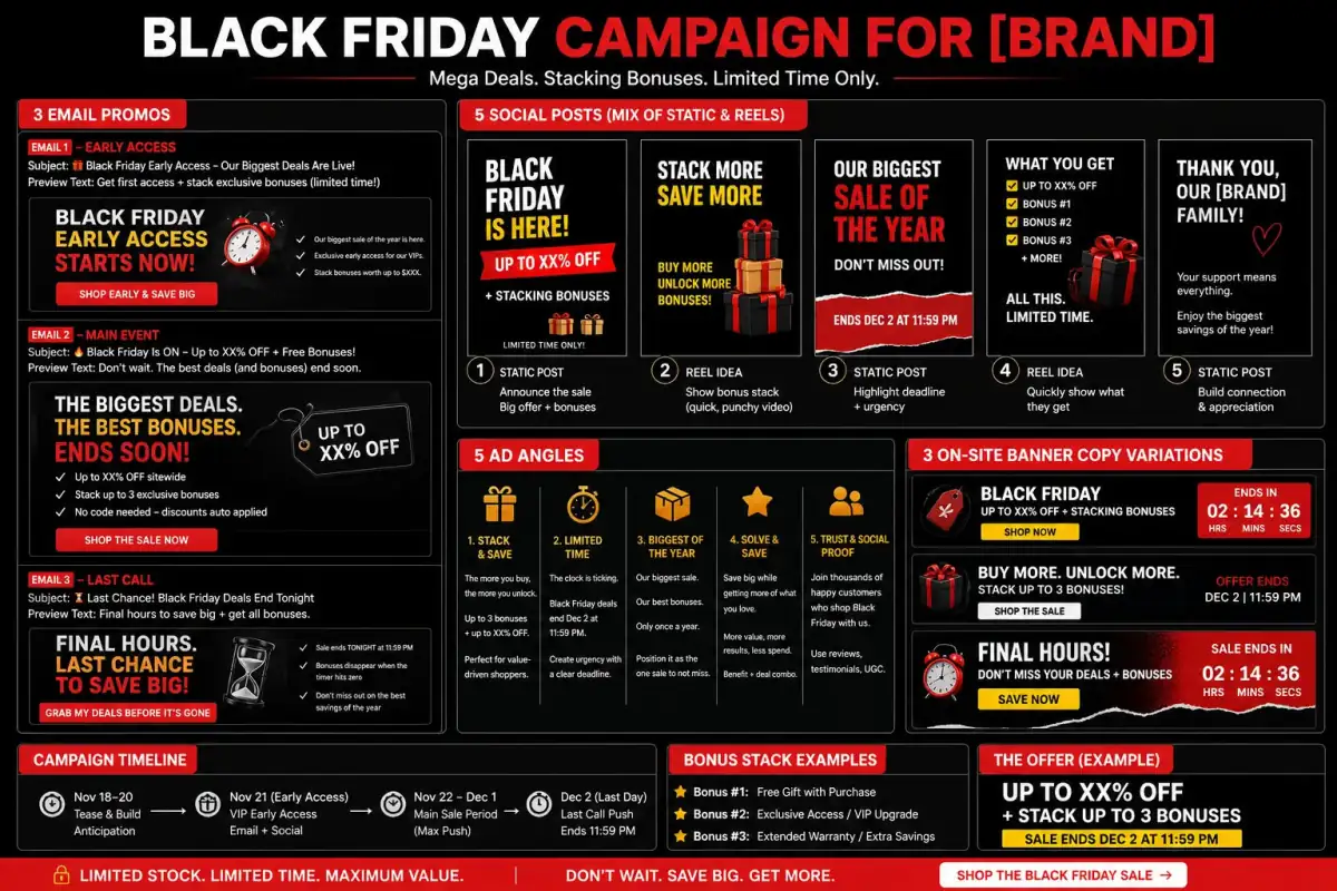 Black Friday Campaign Bundle