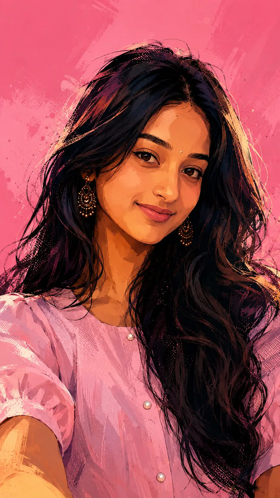 Spider-Verse Inspired Painterly 3D Cartoon Portrait