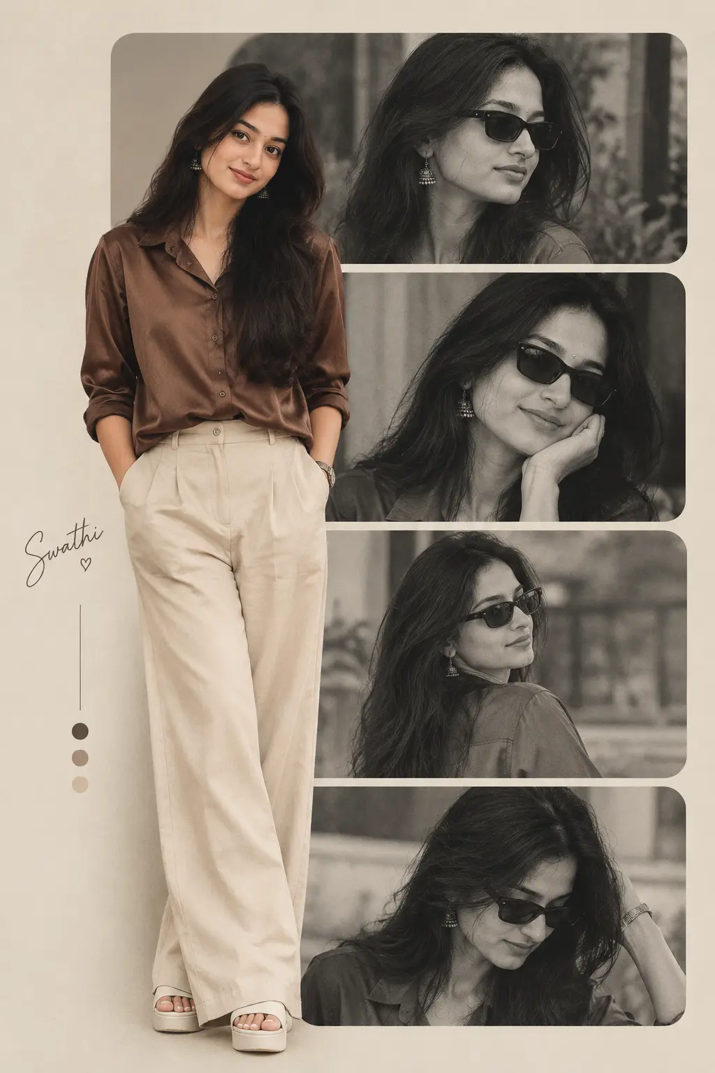 Stylish Editorial Photo Collage Portrait — ChatGPT prompt | pineprompts.com