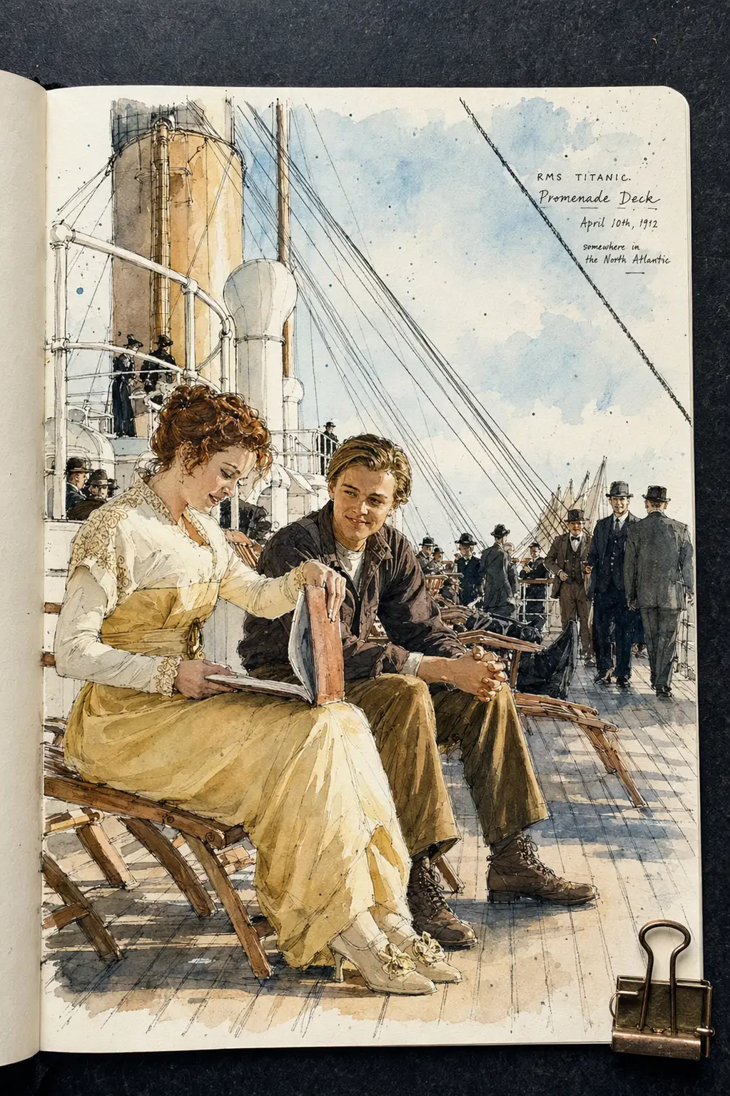 Watercolor Travel Sketchbook Illustration — ChatGPT prompt | pineprompts.com